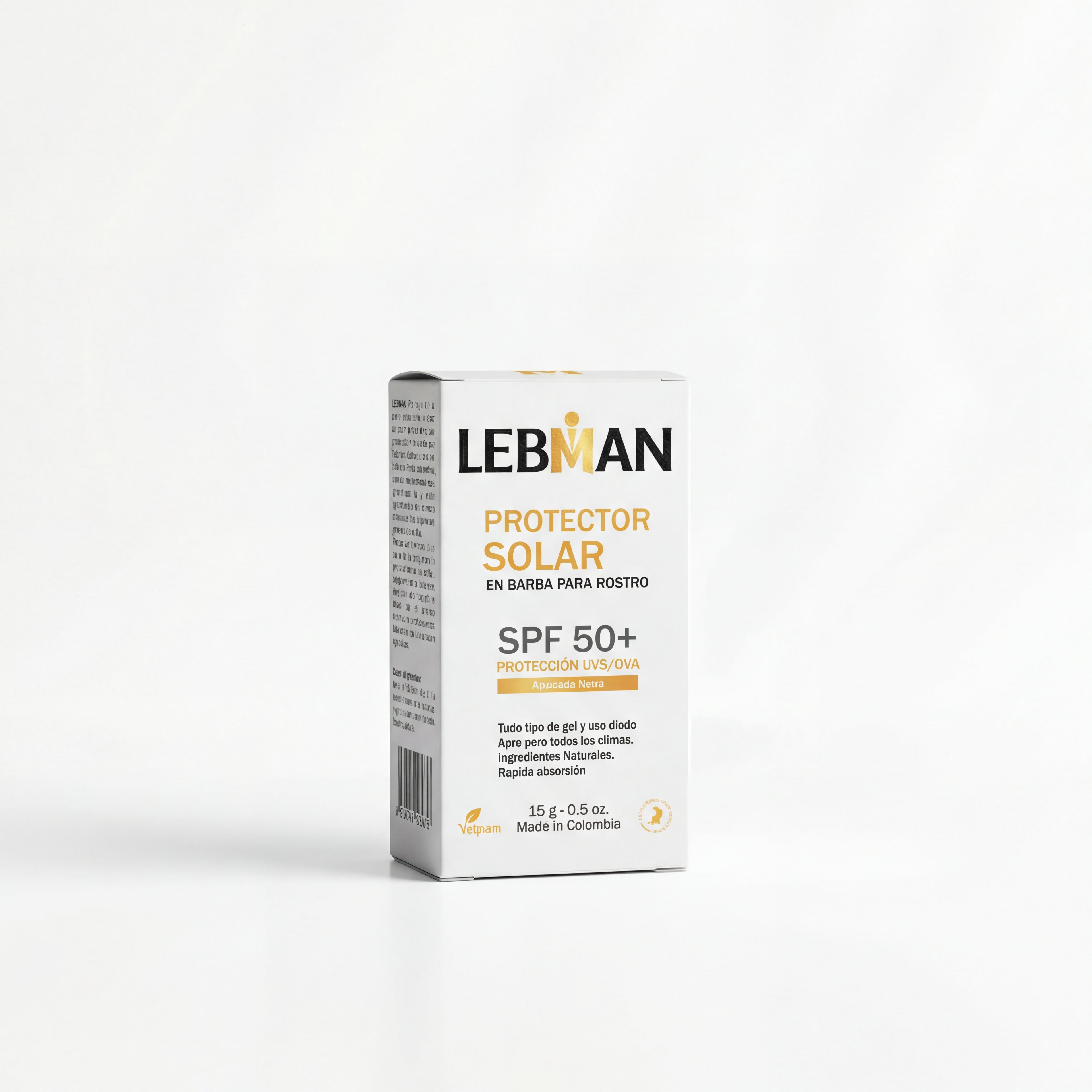 PROTECTOR SOLAR EN BARRA PARA ROSTRO